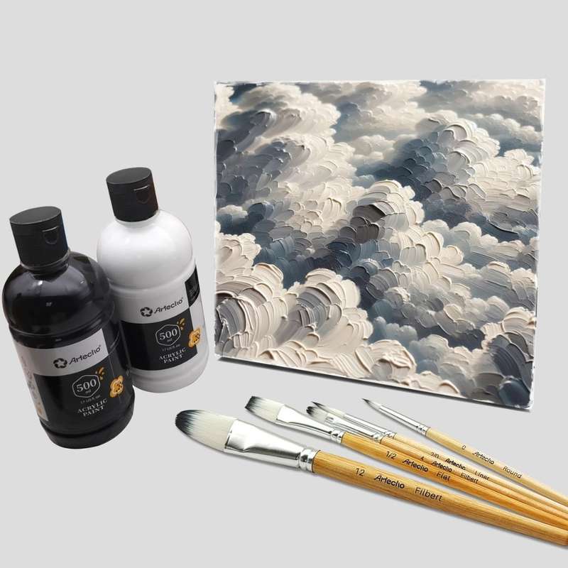 Artecho Acrylic Paint Titanium White - 500ml