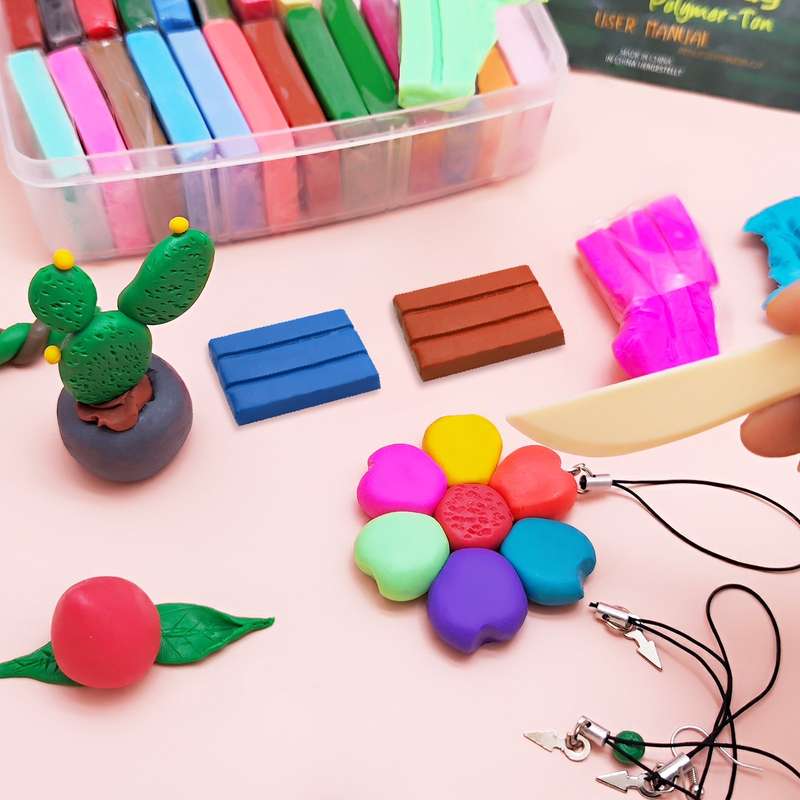 Artecho Polymer Modelling Clay and Craft Accessories Kit - 82 Colours