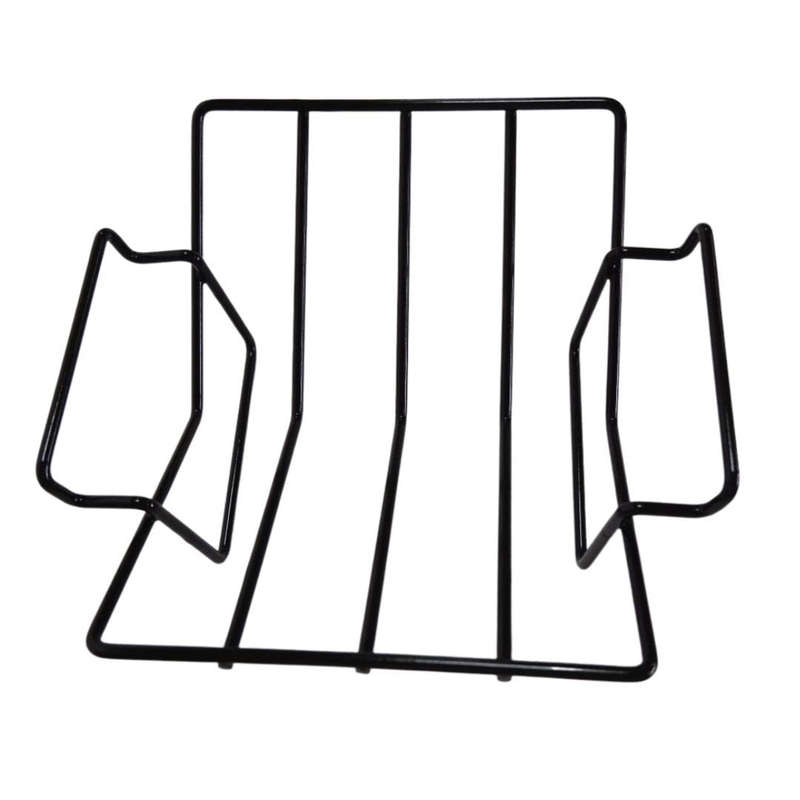 Lifespace 2 in 1 Rib Roast Rack - Black Porcelain Enamel - 3 Pack