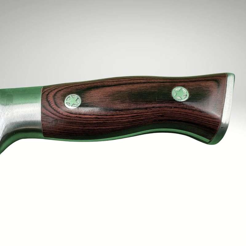 Lifespace 7.8" Blade Square Meat Cleaver with Hole & Pakkawood Handle