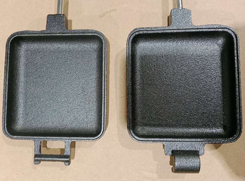 Lifespace Braai / Stove Top Cast Iron Toasted Sandwich & Pie Maker - 2 pack