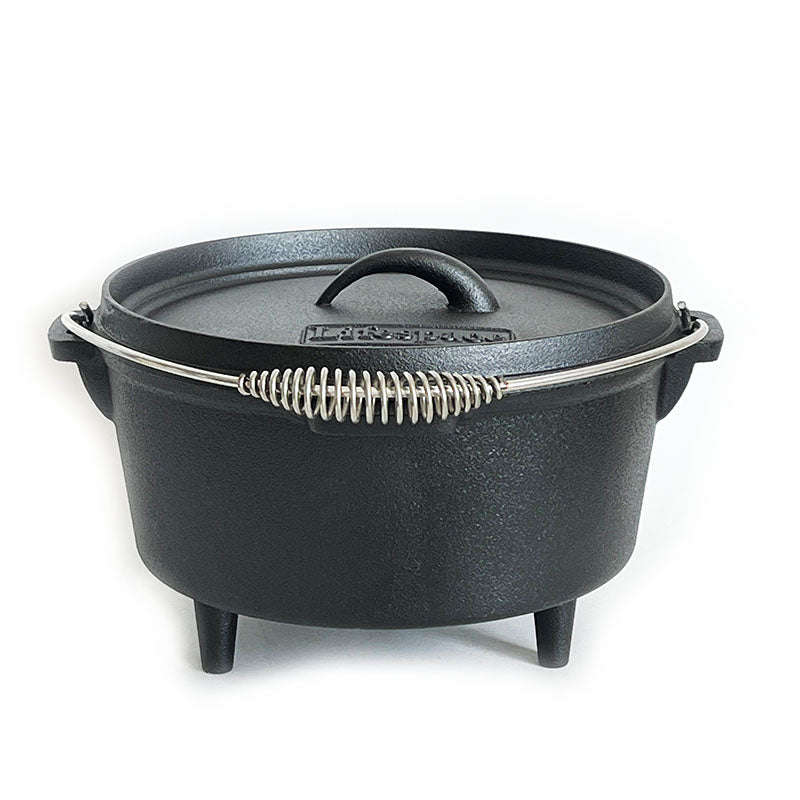 Lifespace Cast Iron Dutch Oven Bread Pot 24,5cm