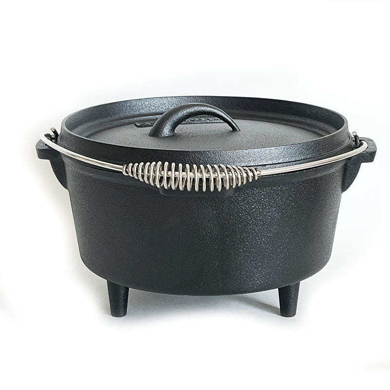 Lifespace Cast Iron Dutch Oven Bread Pot 24,5cm