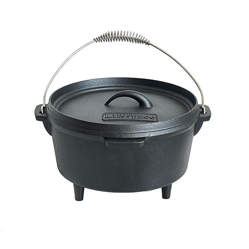 Lifespace Cast Iron Dutch Oven Bread Pot 24,5cm
