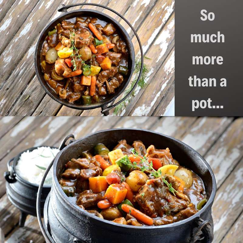 Lifespace Cast Iron No 1/4 Potjie Pot - 0.65lt (2-Pack)