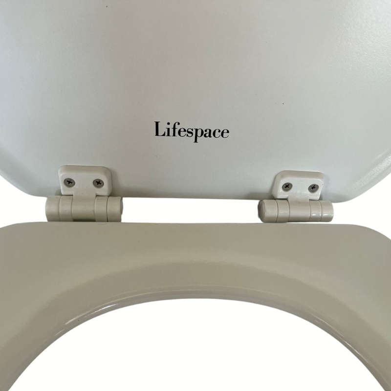 Lifespace Leading Design Premium Wood Toilet Seat - Econo White