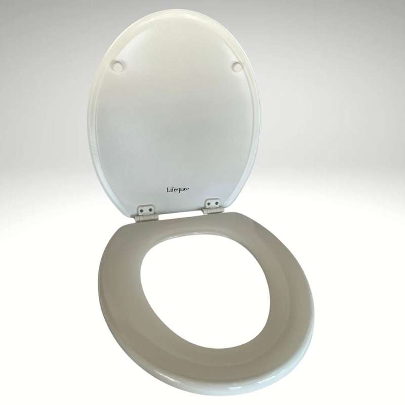 Lifespace Leading Design Premium Wood Toilet Seat - Econo White