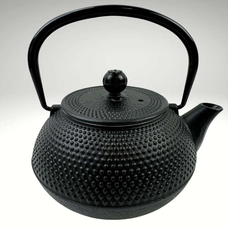 Lifespace Luxury Black Cast Iron 600ml Tea Infuser Teapot