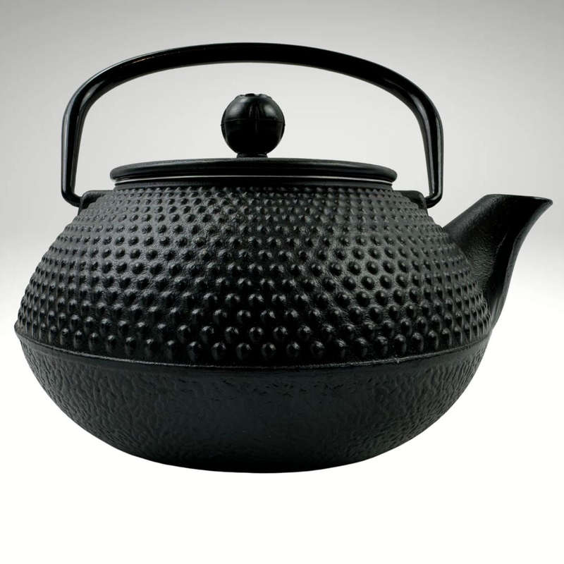 Lifespace Luxury Black Cast Iron 600ml Tea Infuser Teapot