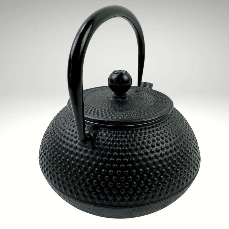 Lifespace Luxury Black Cast Iron 600ml Tea Infuser Teapot