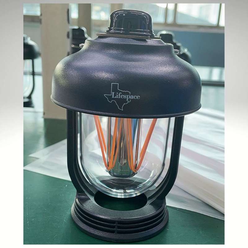 Lifespace Portable Waterproof LED Camping Lantern with Adjustable Brightness (Set of 2)