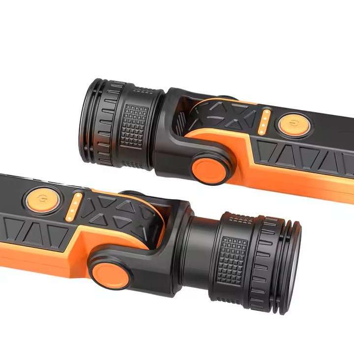 Lifespace Premium 3-in-1 Portable Emergency Flashlight Torch with Siren Alarm, USB C-Port & Stron...