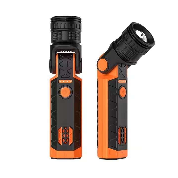 Lifespace Premium 3-in-1 Portable Emergency Flashlight Torch with Siren Alarm, USB C-Port & Stron...