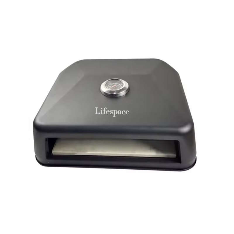 Lifespace Premium Matt Black Charcoal Pizza Oven