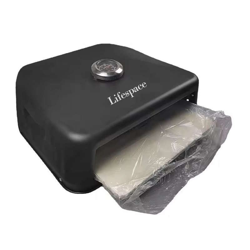 Lifespace Premium Matt Black Charcoal Pizza Oven