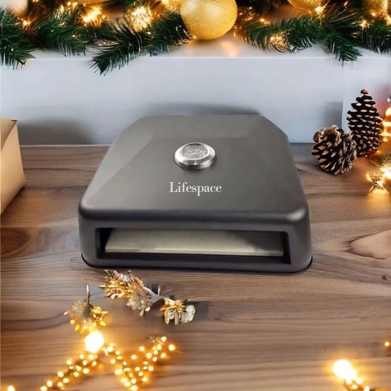 Lifespace Premium Matt Black Charcoal Pizza Oven