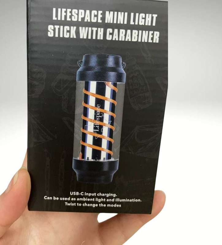 Lifespace Premium Mini IPX6 Light Stick with Carabiner (Set of 2)