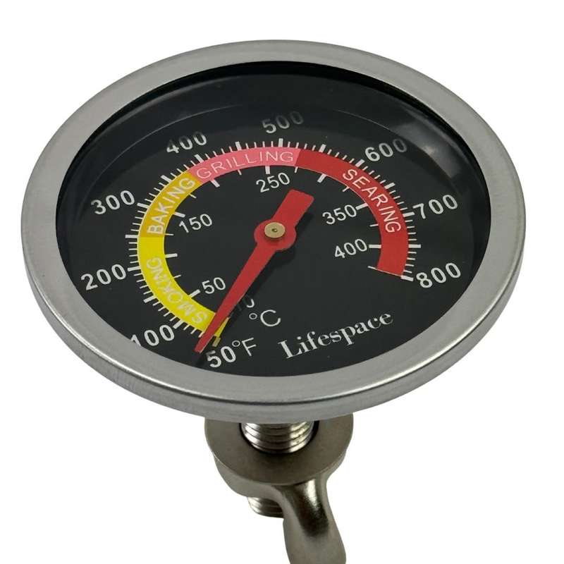 Lifespace Universal Replacement Braai Thermometer - Colour Face