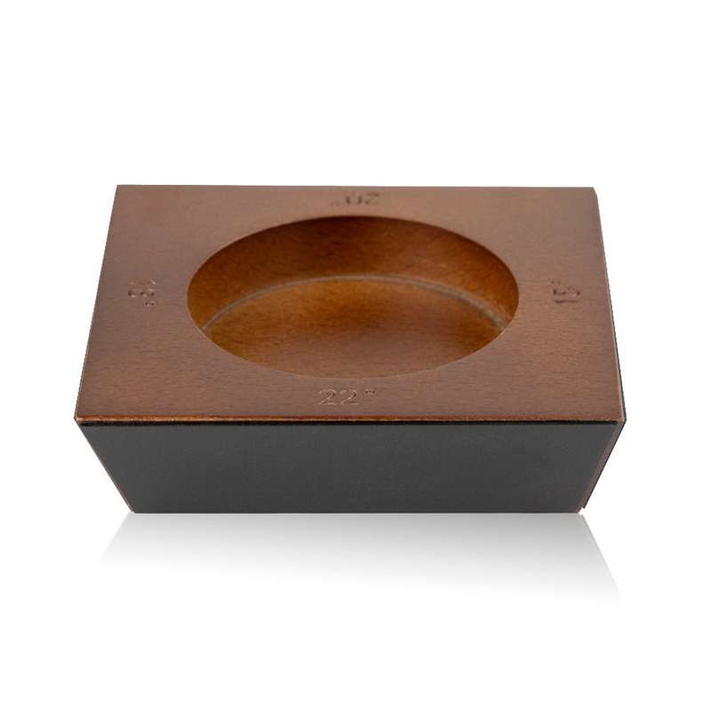 Lifespace Walnut & Alloy Rolling Knife Sharpener with 4 Blade Angles in a Gift Box