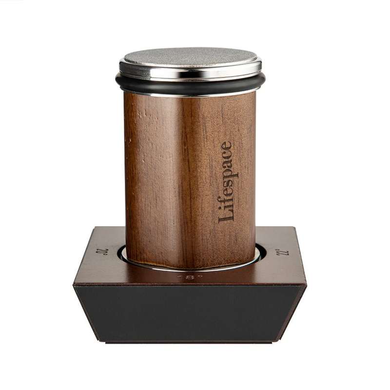 Lifespace Walnut & Alloy Rolling Knife Sharpener with 4 Blade Angles in a Gift Box