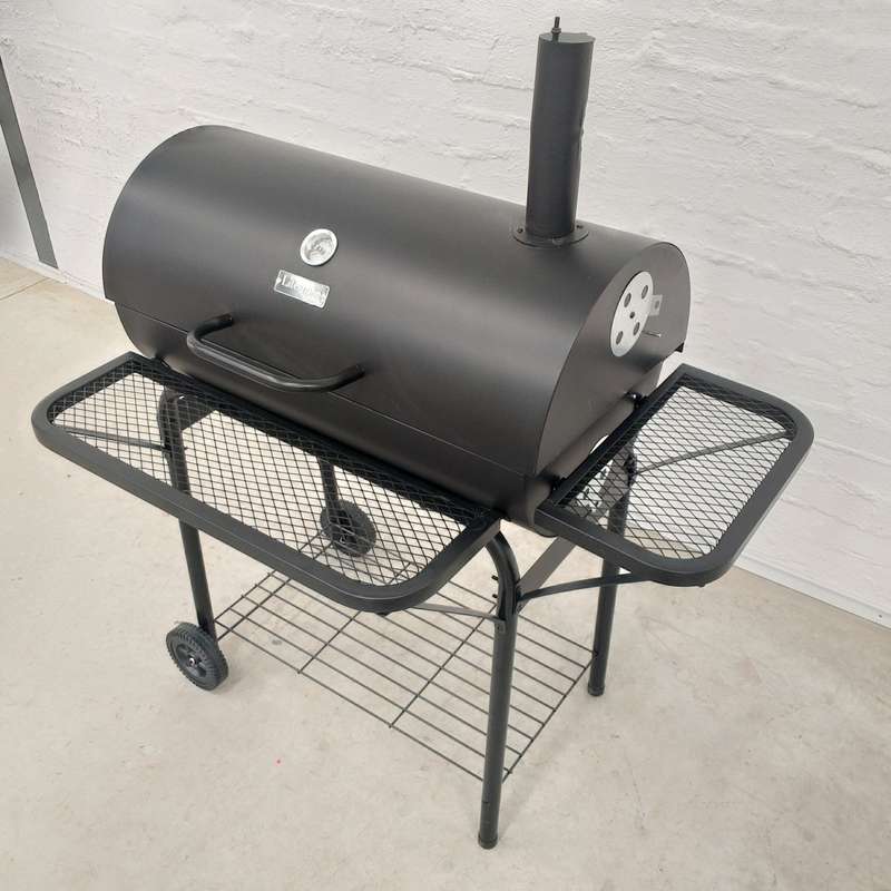 Lifespace Premium Barrel Smoker & Grill - Assembled