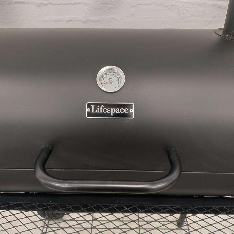 Lifespace Premium Barrel Smoker & Grill - Assembled