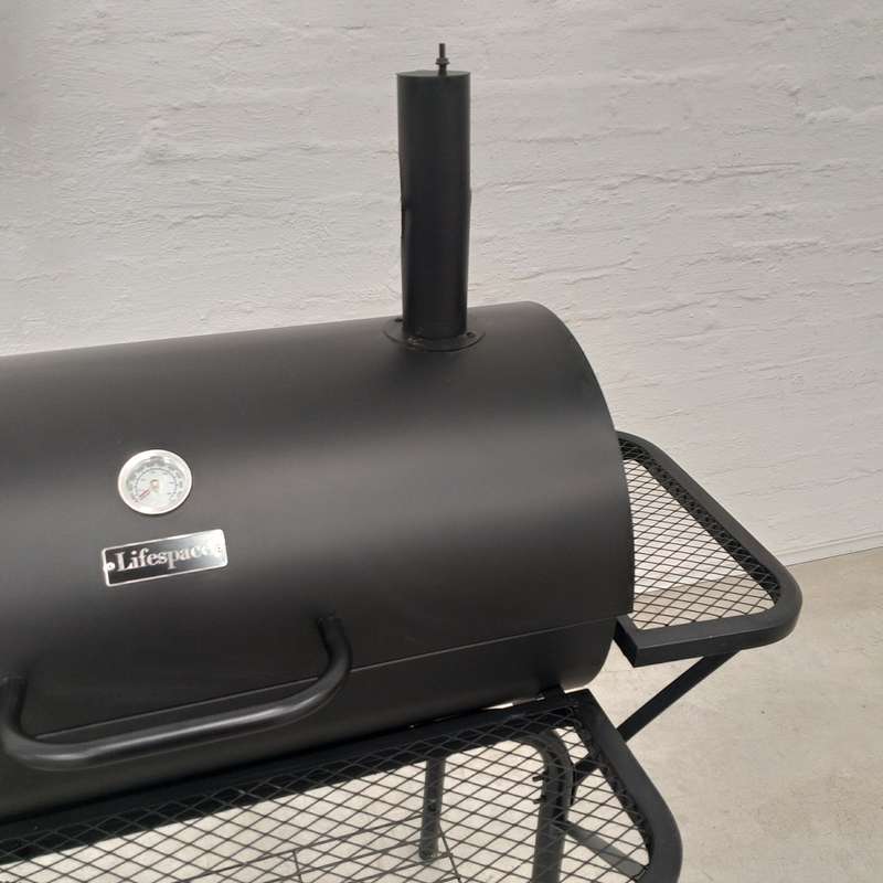 Lifespace Premium Barrel Smoker & Grill - Assembled