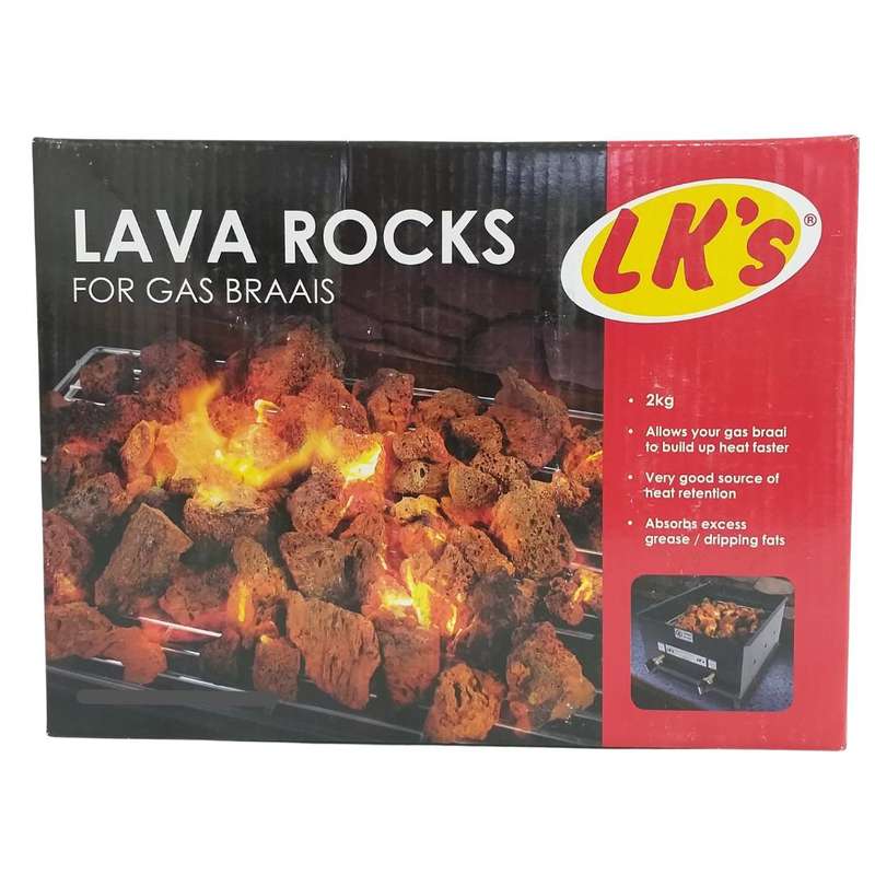 LK's Lava Rocks for Gas Braais