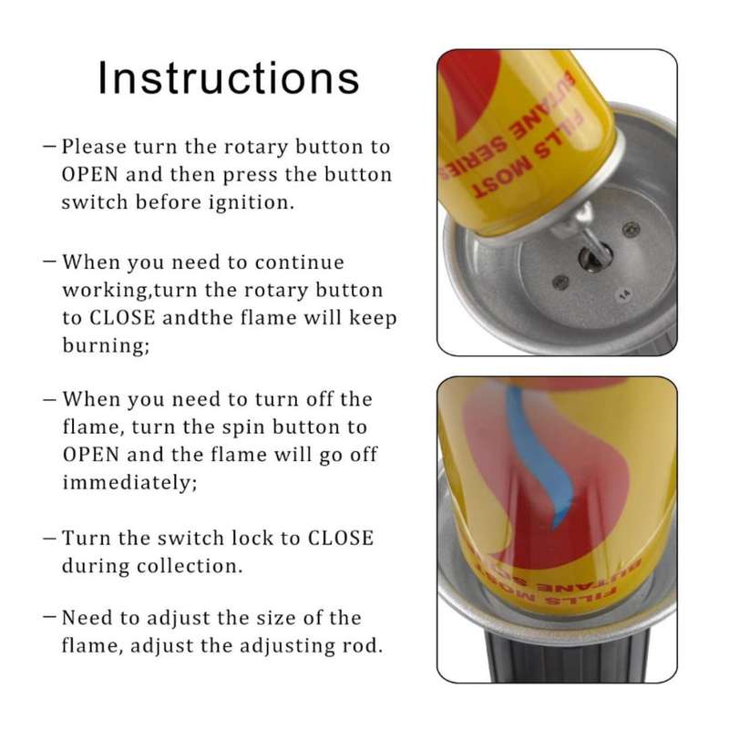 Lifespace Braai Kitchen Crème Brulee Blow Torch Burner