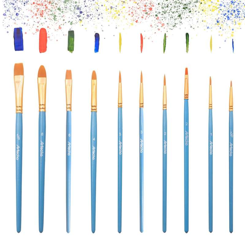 Artecho 10pc Artist Brush Set - Quality Student Range