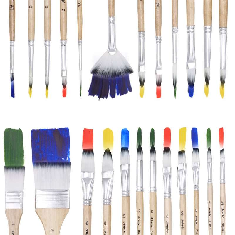 Artecho 24pc Artist Brush Set - Professional Range