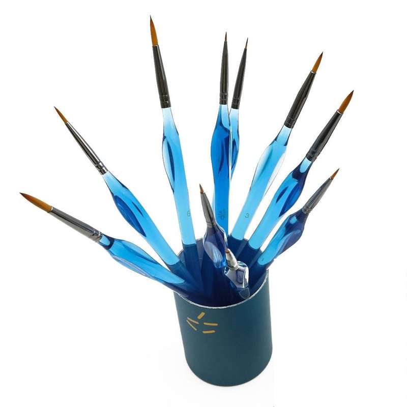Artecho Artist 10pce Fine Detail Brush Set - Professional
