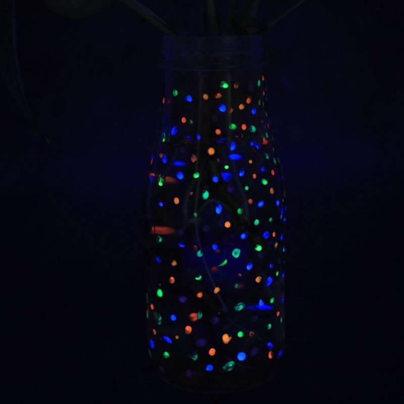 Artecho Glow in the Dark Paint - Set of 6 Colours, 60ml Acrylic Paints