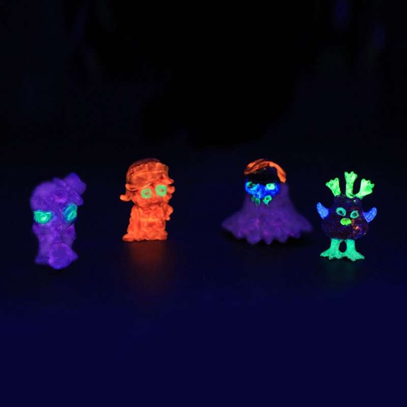 Artecho Glow in the Dark Paint - Set of 6 Colours, 60ml Acrylic Paints