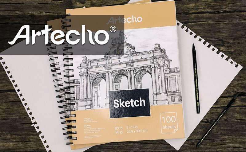Artecho Student Sketch Pad - 100 Sheets