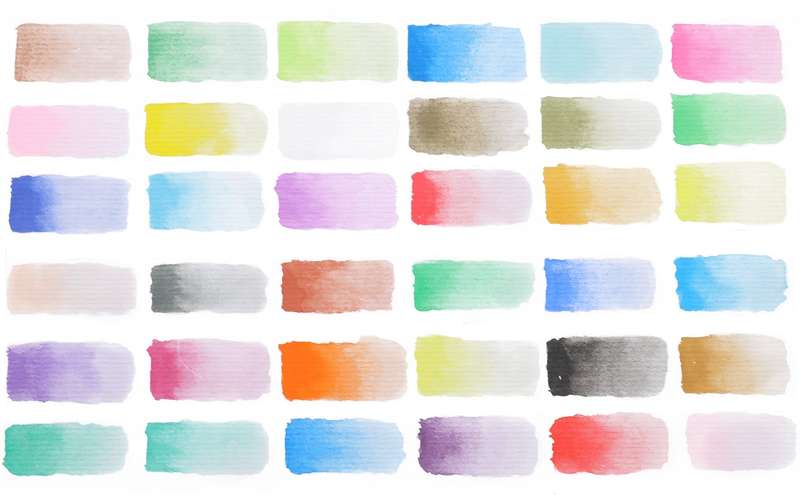 Artecho Watercolour Paint Set in a Plastic Case - Student 36 colour