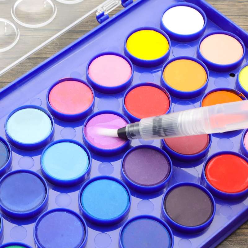 Artecho Watercolour Paint Set in a Plastic Case - Student 36 colour