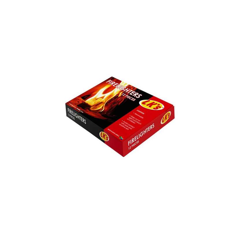 Combo Gift pack - Lks Jet Flame Lighter with 3 x 12 Block Firelighters