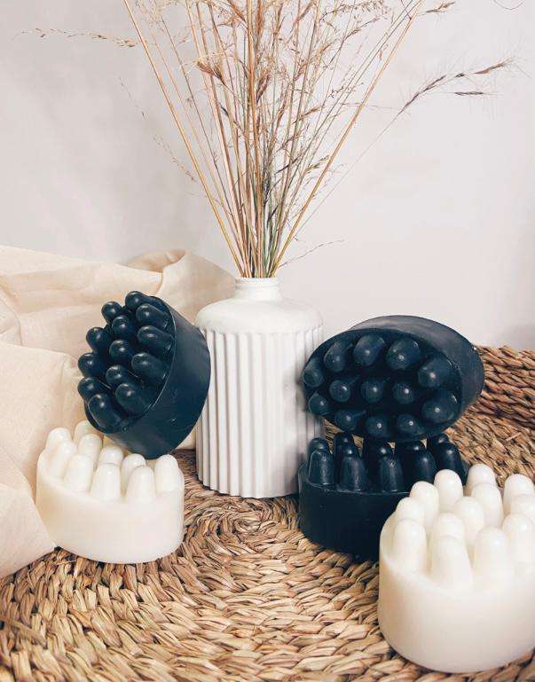 Earth & Edge Ebony & Ivory Rejuvenating Massage Soap Gift Pack - 2 Pack