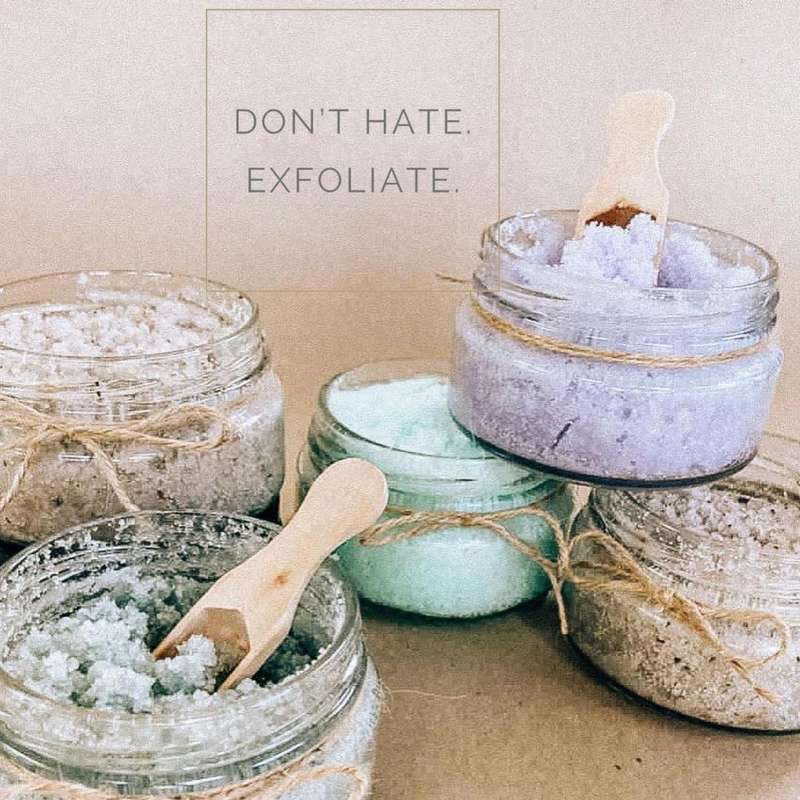 Earth & Edge Essential Oil Exfoliating Body Scrub Gift Pack - 4 Pack