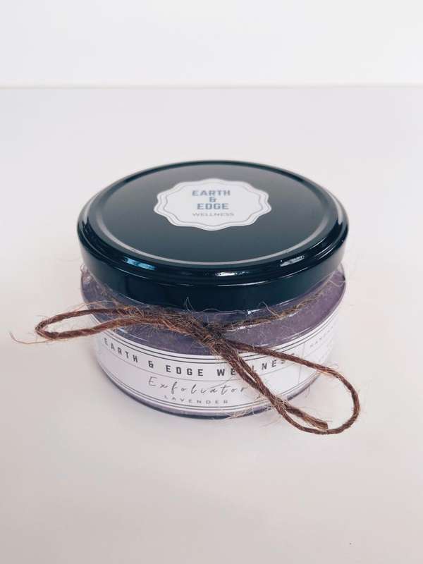 Earth & Edge Lavender Essential Oil Exfoliating Body Scrub