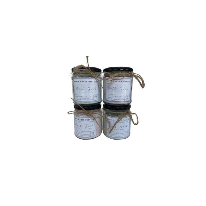 Earth & Edge Rose Geranium Essential Oil Bath Soak