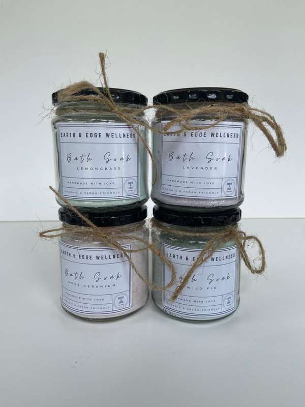 Earth & Edge Wild Fig Essential Oil Bath Soak