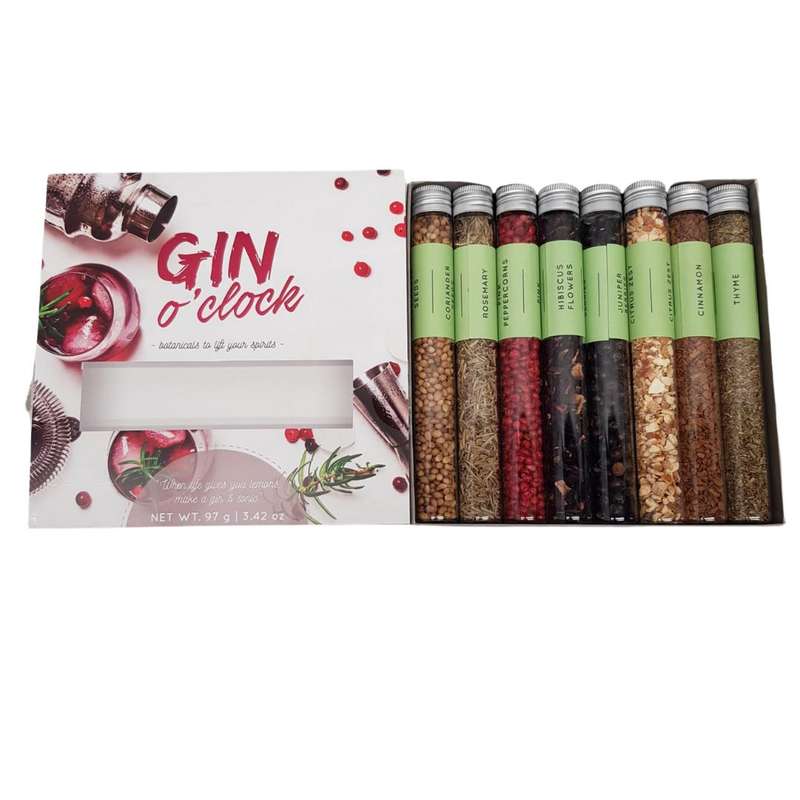 Eat Art Gin O'clock - 8 tube - Botanicals to lift your spirits