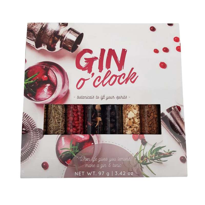 Eat Art Gin O'clock - 8 tube - Botanicals to lift your spirits