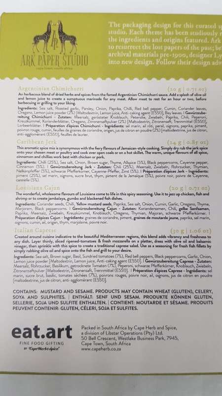 Eat Art Spice Route - 8 tube - An iconic collection of exotic spices from around the globe