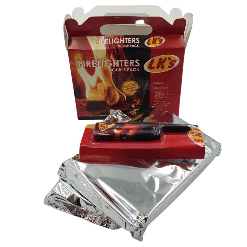 Firelighters - 2-Pack with Lighter