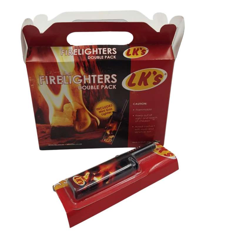 Firelighters - 2-Pack with Lighter