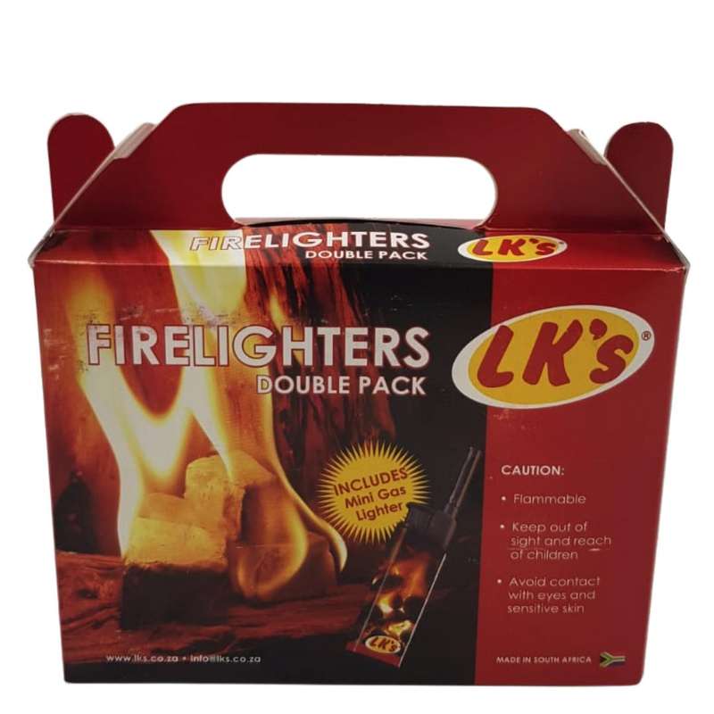 Firelighters - 2-Pack with Lighter