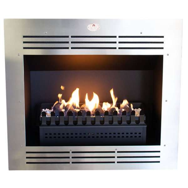 Home Fires Built-in Vent Free 940 Stainless Steel Fireplace